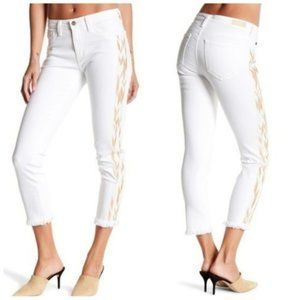 NWT AG Adriano Goldschmied Mid Rise Crop Capris 26